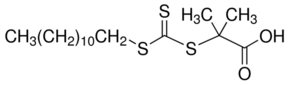 Structure of 2-Methyl-2-[(dodecylsulfanylthiocarbonyl)sulfanyl]propanoic acid CAS 461642-78-4