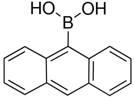 Structure of 9 Anthraceneboronic acid CAS 100622 34 2 555x400 - 9-Anthraceneboronic acid CAS 100622-34-2