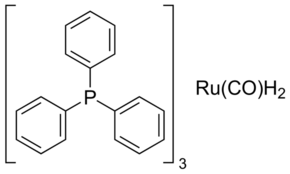 Structure of Carbonyldihydridotris(triphenylphosphine)ruthenium CAS 25360-32-1