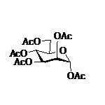 structure of 1,2,3,4,6-PENTA-O-ACETYL-D-MANNOPYRANOSE CAS 4163-59-6