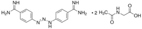 structure of DIMINAZENE ACETURATE CAS 908-54-3