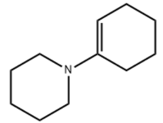 Structure of 1-(1-Piperidino)cyclohexene <span class="caps">CAS</span> 2981-10-4
