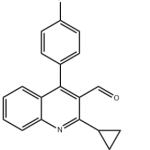 Structure of 2-Cyclopropyl-4-(4-fluorophenyl)-3-Quinolinecarboxaldehyde CAS 121660-37-5
