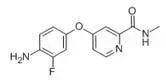 Structure of 4 4 Amino 3 fluorophenoxy N methylpyridine 2 carboxamide CAS 757251 39 1 - 3-BROMO-5-FLUORO-2-METHOXYPYRIDINE CAS 884494-81-9