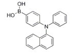 Structure of (4-(Naphthalen-1-yl(phenyl)-amino)phenyl)boronic acid CAS 717888-41-0