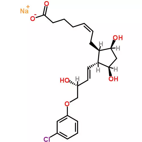 Structure of Cloprostenol Sodium CAS 62561 03 9 - HOME