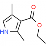 Structure of Ethyl 2,4-dimethyl-1H-pyrrole-3-carboxylate CAS 2199-51-1