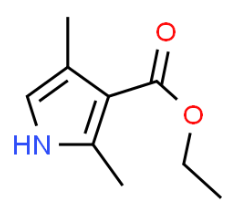 Structure of Ethyl 2,4-dimethyl-1H-pyrrole-3-carboxylate CAS 2199-51-1