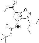 Structure-of-Methyl-3aR4R6S6aS-4-2-methyl-2-propanyloxycarbonylamino-3-3-pentanyl-4566a-tetrahydro-3aH-cyclopentad12oxazole-6-carboxylate-CAS-229613-93-8