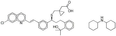 Structure of Montelukast Dicyclohexylamine Salt CAS 577953-88-9