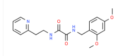 Structure of N1 24 dimethoxybenzyl N2 2 pyridin 2 ylethyloxalamide CAS 745047 53 4 - N1-2,4-dimethoxybenzyl-N2-2-pyridin-2-ylethyloxalamide CAS 745047-53-4