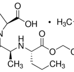 Structure of Perindopril erbumine CAS 107133-36-8