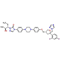 Structure of Posaconazole CAS 171228-49-2