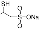 Structure of Sodium 2,3-dimercapto-1-propanesulfonate CAS 4076-02-2
