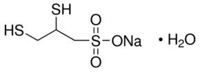 Structure of Sodium 2,3-dimercapto-1-propanesulfonate CAS 4076-02-2