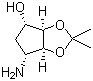 structure of 3aR4S6R6aS 6 amino 22 dimethyltetrahydro 3aH cyclopentad13dioxol 4 ol CAS 155899 66 41 - (3aR,4S,6R,6aS)-6-amino-2,2-dimethyltetrahydro-3aH-cyclopenta[d][1,3]dioxol-4-ol CAS 155899-66-4