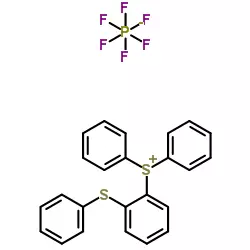 Structure of Diphenyl2 phenylsulfanylphenylsulfonium hexafluorophosphate CAS 75482 18 7 - Diphenyl[2-(phenylsulfanyl)phenyl]sulfonium hexafluorophosphate CAS 75482-18-7