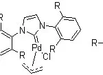 Structure of Allyl[1,3-bis(2,6-diisopropylphenyl)imidazol-2-ylidene]chloropalladium(II) CAS 478980-03-9