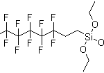 Structure of 1H,1H,2H,2H-Perfluorooctyltriethoxysilane CAS 51851-37-7