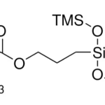 Structure of 3-[Tris(trimethylsiloxy)silyl]propyl methacrylateTRIS CAS 17096-07-0