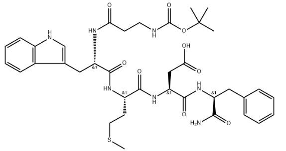 Structure of Pentagastrin CAS 5534-95-2