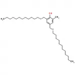 Structure of 2,4-Bis(dodecylthiomethyl)-6-methylphenol CAS 110675-26-8