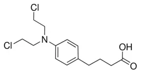 Structure of Chloroambucil CAS 305-03-3