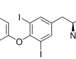 Structure of Sodium 3,3',5-triiodo-L-thyronine CAS 55-06-1