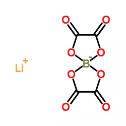 Structure of Lithium Bisoxalato Borate CAS 244761 29 3 - LiPO2F2//Lithium phosphorodifluoridate CAS 24389-25-1