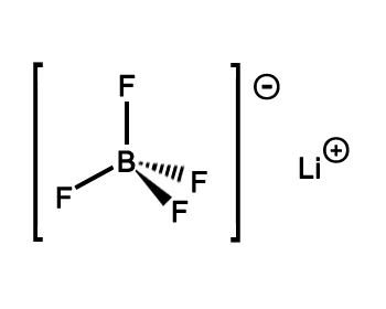Structure of Lithium tetrafluoroborate CAS 14283 07 9 - LiPO2F2//Lithium phosphorodifluoridate CAS 24389-25-1