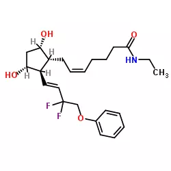 Structure of Tafluprost ethyl amide CAS 1185851 52 8 - HOME