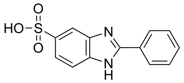 Structure of 2-Phenylbenzimidazole-5-sulfonic acid(Tinosorb S) CAS 27503-81-7