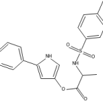 Structure of 3-(N-Tosyl-L-alaninyloxy)-5-phenylpyrrole CAS 99740-00-8