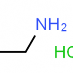 Structure of Ethylamine Hydrochloride CAS 557-66-4