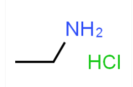 Structure of Ethylamine Hydrochloride CAS 557-66-4