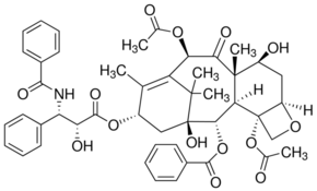 Structure 10 DAB semisynthetic paclitaxel CAS 33069 62 4 - PACLITAXEL C CAS 153415-45-3