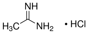 Structure of Acetamidine Hydrochloride <span class="caps">CAS</span> 124-42-5 Structure of Acetamidine Hydrochloride CAS 124-42-5