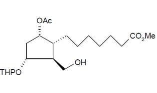 Structure of Cyclopentaneheptanoic acid, 5-(acetyloxy)-2-(hydroxyMethyl)-3-[(tetrahydro-2H-pyran-2-yl)oxy]-, Methyl ester, (1R,2S,3R,5S)- CAS 61302-47-4 61302-47-4