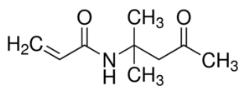 Structure of DAAMDiacetone Acrylamide CAS 2873 97 4 - DAAM(Diacetone Acrylamide) CAS 2873-97-4
