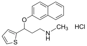 Structure of Duloxetine hydrochloride CAS 136434-34-9