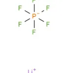 Structure of LiPF6 CAS 21324-40-3