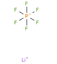 Structure of LiPF6 CAS 21324 40 3 1 - LITHIUM COBALT OXIDE (LCO) CAS 12190-79-3