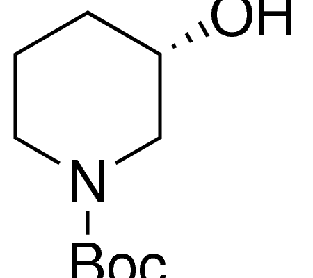 Structure of S 1 Boc 3 hydroxypiperidine CAS 143900 44 1 450x400 - 2-Deoxy-alpha-D-erythropentofuranosyl chloride 3,5-bis(4-methylbenzoate) CAS 4330-21-6