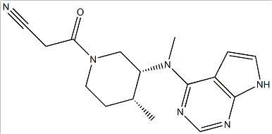 Structure of Tofacitinib CAS 477600-75-2