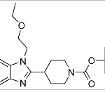 Structure of tert-butyl 4-(1-(2-ethoxyethyl)-1H-benzo[d]iMidazol-2-yl)piperidine-1-carboxylate CAS 1181267-36-6