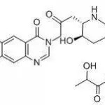 Structure of Halofuginon Lactate CAS 82186-71-8
