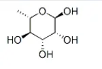 Structure of L-rhamnopyranose CAS 3615-41-6