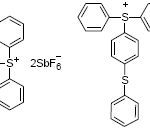 Structure of Mixed type triarylsulfonium hexafluoroantimonate salts CAS 71449-78-089452-37-9108-32-7