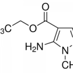 Structure of Ethyl 1-methyl-5-aminopyrazole-4-carboxylate CAS 31037-02-2