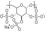 Structure of Dextran sulfate sodium CAS 9011-18-1